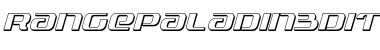Download Range Paladin 3D Italic Font Download Range Paladin 3D Italic Font