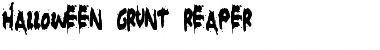 Download Halloween_Grunt Reaper Font Download Halloween_Grunt Reaper Font