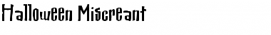 Download Halloween_Miscreant Font Download Halloween_Miscreant Font