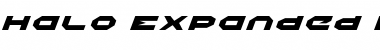 Download Halo Expanded Italic Font Download Halo Expanded Italic Font