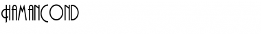 Download HamanCond Font Download HamanCond Font