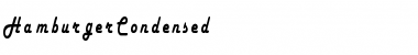 Download HamburgerCondensed Font Download HamburgerCondensed Font