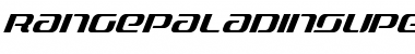 Download Range Paladin Super-Italic Font Download Range Paladin Super-Italic Font