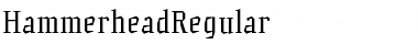 Download HammerheadRegular Font Download HammerheadRegular Font