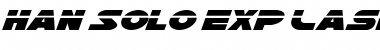 Download Han Solo Exp Laser Italic Font Download Han Solo Exp Laser Italic Font