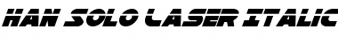 Download Han Solo Laser Italic Font Download Han Solo Laser Italic Font