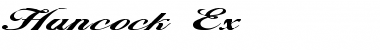 Download Hancock Ex Font Download Hancock Ex Font