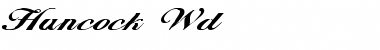 Download Hancock Wd Font Download Hancock Wd Font