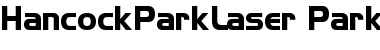 Download HancockParkLaser Font Download HancockParkLaser Font