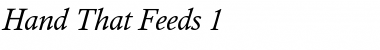 Download Hand That Feeds 1 Font Download Hand That Feeds 1 Font