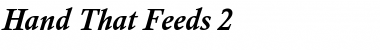 Download Hand That Feeds 2 Font Download Hand That Feeds 2 Font