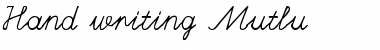 Download Hand writing Mutlu Font Download Hand writing Mutlu Font