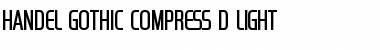 Download Handel Gothic Compress D Font Download Handel Gothic Compress D Font