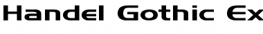 Download Handel Gothic Ex Font Download Handel Gothic Ex Font