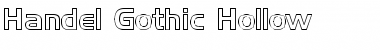 Download Handel Gothic Hollow Font Download Handel Gothic Hollow Font