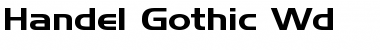 Download Handel Gothic Wd Font Download Handel Gothic Wd Font