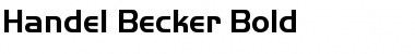 Download Handel Becker Bold Font Download Handel Becker Bold Font