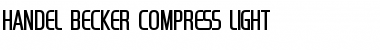 Download Handel Becker Compress Light Font Download Handel Becker Compress Light Font