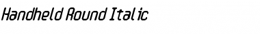 Download Handheld Round Italic Font Download Handheld Round Italic Font