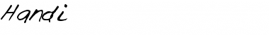 Download Handi Font Download Handi Font