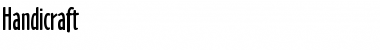Download Handicraft Font Download Handicraft Font
