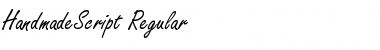 Download HandmadeScript Font Download HandmadeScript Font