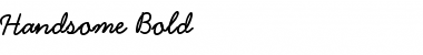 Download Handsome Font Download Handsome Font