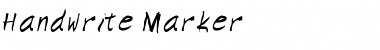 Download Handwrite-Marker Font Download Handwrite-Marker Font