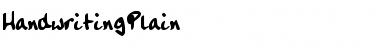 Download HandwritingPlain Font Download HandwritingPlain Font