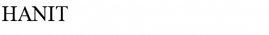 Download HANIT Font Download HANIT Font