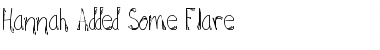 Download Hannah Added Some Flare Font Download Hannah Added Some Flare Font