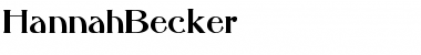 Download HannahBecker Font Download HannahBecker Font