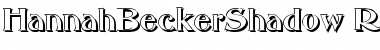 Download HannahBeckerShadow Font Download HannahBeckerShadow Font