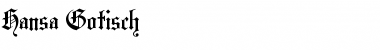 Download Hansa Gotisch Font Download Hansa Gotisch Font