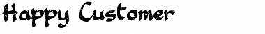 Download Happy Customer Font Download Happy Customer Font