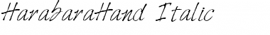 Download HarabaraHand Font Download HarabaraHand Font