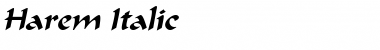 Download Harem Font Download Harem Font