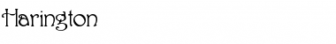Download Harington Font Download Harington Font