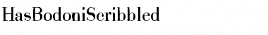 Download HasBodoniScribbled Font Download HasBodoniScribbled Font