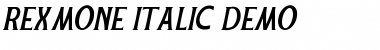 Download Rexmone DEMO Font Download Rexmone DEMO Font