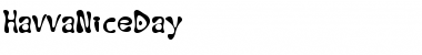 Download HavvaNiceDay Font Download HavvaNiceDay Font