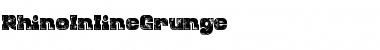 Download Rhino inline grunge Font Download Rhino inline grunge Font