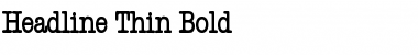 Download Headline Thin Font Download Headline Thin Font