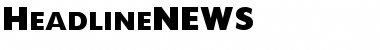 Download HeadlineNEWS Font Download HeadlineNEWS Font