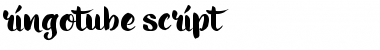 Download Ringotube Font Download Ringotube Font