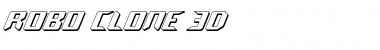 Download Robo-Clone 3D Font Download Robo-Clone 3D Font
