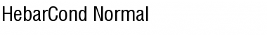 HebarCond Normal Font
