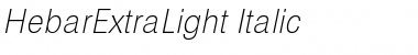 Download HebarExtraLight Font Download HebarExtraLight Font