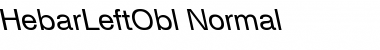 Download HebarLeftObl Font Download HebarLeftObl Font