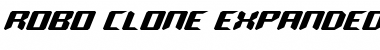 Download Robo-Clone Expanded Font Download Robo-Clone Expanded Font